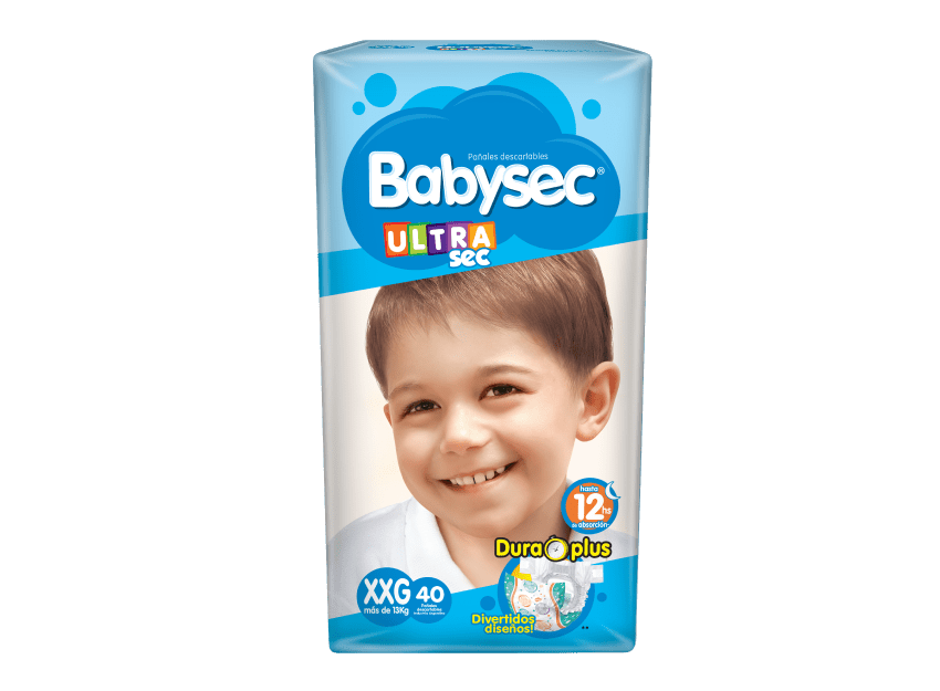 Babysec Ultrasec -Talle Xxg (40 Unidades) – Espacios de Salud